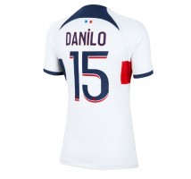 Paris Saint-Germain Danilo Pereira #15 Koszulka Wyjazdowa damskie 2023-24 Krótki Rękaw