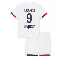 Paris Saint-Germain Goncalo Ramos #9 Koszulka Wyjazdowa dzieci 2025-26 Krótki Rękaw (+ krótkie spodenki)