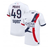 Paris Saint-Germain Ibrahim Mbaye #49 Koszulka Wyjazdowa 2025-26 Krótki Rękaw