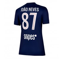 Paris Saint-Germain Joao Neves #87 Koszulka Podstawowa damskie 2025-26 Krótki Rękaw