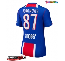 Paris Saint-Germain Joao Neves #87 Koszulka Podstawowa damskie 2026-27 Krótki Rękaw