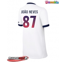 Paris Saint-Germain Joao Neves #87 Koszulka Wyjazdowa damskie 2026-27 Krótki Rękaw
