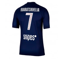 Paris Saint-Germain Khvicha Kvaratskhelia #7 Koszulka Podstawowa 2025-26 Krótki Rękaw