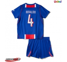 Paris Saint-Germain Lucas Beraldo #4 Koszulka Podstawowa dzieci 2026-27 Krótki Rękaw (+ krótkie spodenki)