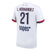 Paris Saint-Germain Lucas Hernandez #21 Koszulka Wyjazdowa 2025-26 Krótki Rękaw