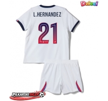Paris Saint-Germain Lucas Hernandez #21 Koszulka Wyjazdowa dzieci 2026-27 Krótki Rękaw (+ krótkie spodenki)