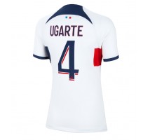 Paris Saint-Germain Manuel Ugarte #4 Koszulka Wyjazdowa damskie 2023-24 Krótki Rękaw