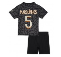 Paris Saint-Germain Marquinhos #5 Koszulka Trzecia dzieci 2023-24 Krótki Rękaw (+ krótkie spodenki)