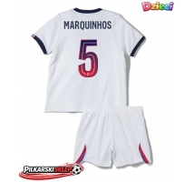 Paris Saint-Germain Marquinhos #5 Koszulka Wyjazdowa dzieci 2026-27 Krótki Rękaw (+ krótkie spodenki)