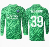 Paris Saint-Germain Matvei Safonov #39 Bramkarskie Koszulka Podstawowa 2024-25 Długi Rękaw