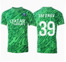 Paris Saint-Germain Matvei Safonov #39 Bramkarskie Koszulka Podstawowa 2024-25 Krótki Rękaw