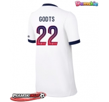 Paris Saint-Germain Mika Godts #22 Koszulka Wyjazdowa damskie 2026-27 Krótki Rękaw