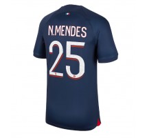 Paris Saint-Germain Nuno Mendes #25 Koszulka Podstawowa 2023-24 Krótki Rękaw