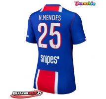 Paris Saint-Germain Nuno Mendes #25 Koszulka Podstawowa damskie 2026-27 Krótki Rękaw