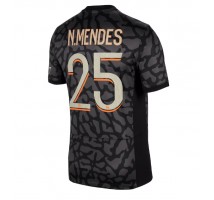 Paris Saint-Germain Nuno Mendes #25 Koszulka Trzecia 2023-24 Krótki Rękaw