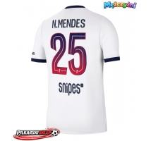 Paris Saint-Germain Nuno Mendes #25 Koszulka Wyjazdowa 2026-27 Krótki Rękaw
