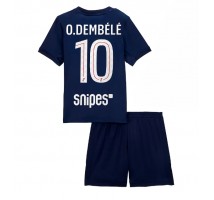 Paris Saint-Germain Ousmane Dembele #10 Koszulka Podstawowa dzieci 2025-26 Krótki Rękaw (+ krótkie spodenki)
