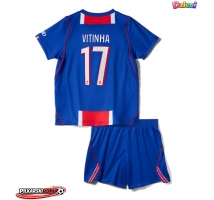 Paris Saint-Germain Vitinha #17 Koszulka Podstawowa dzieci 2026-27 Krótki Rękaw (+ krótkie spodenki)