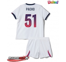 Paris Saint-Germain Willian Pacho #51 Koszulka Wyjazdowa dzieci 2026-27 Krótki Rękaw (+ krótkie spodenki)