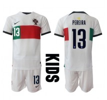 Portugal Danilo Pereira #13 Koszulka Wyjazdowa dzieci MŚ 2022 Krótki Rękaw (+ krótkie spodenki)