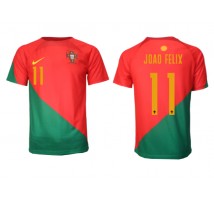 Portugal Joao Felix #11 Koszulka Podstawowa MŚ 2022 Krótki Rękaw