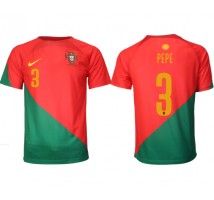 Portugal Pepe #3 Koszulka Podstawowa MŚ 2022 Krótki Rękaw