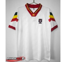 Portugalia 1992 Koszulka Retro Wyjazdowa Krótki Rękaw