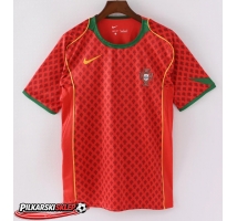 Portugalia 2004 Koszulka Retro Podstawowa Krótki Rękaw