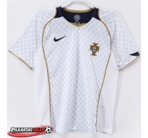 Portugalia 2004 Koszulka Retro Wyjazdowa Krótki Rękaw