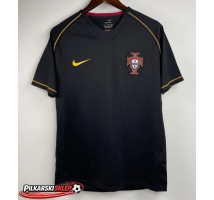 Portugalia 2006 Koszulka Retro Wyjazdowa Krótki Rękaw