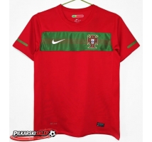 Portugalia 2010 Koszulka Retro Podstawowa Krótki Rękaw