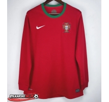 Portugalia 2012 Koszulka Retro Podstawowa Długi Rękaw