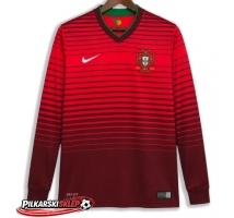 Portugalia 2014 Koszulka Retro Podstawowa Długi Rękaw
