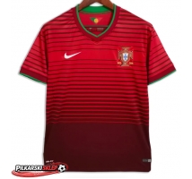 Portugalia 2014 Koszulka Retro Podstawowa Krótki Rękaw