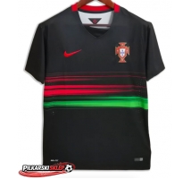 Portugalia 2015 Koszulka Retro Wyjazdowa Krótki Rękaw