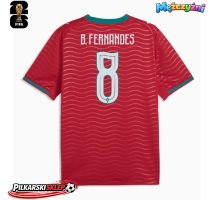 Portugalia Bruno Fernandes #8 Koszulka Podstawowa MŚ 2026 Krótki Rękaw