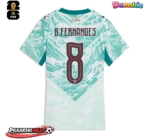 Portugalia Bruno Fernandes #8 Koszulka Wyjazdowa damskie MŚ 2026 Krótki Rękaw