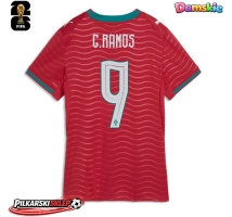 Portugalia Goncalo Ramos #9 Koszulka Podstawowa damskie MŚ 2026 Krótki Rękaw