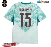 Portugalia Joao Neves #15 Koszulka Wyjazdowa MŚ 2026 Krótki Rękaw