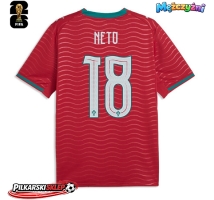 Portugalia Pedro Neto #18 Koszulka Podstawowa MŚ 2026 Krótki Rękaw