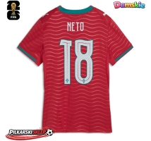 Portugalia Pedro Neto #18 Koszulka Podstawowa damskie MŚ 2026 Krótki Rękaw