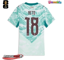 Portugalia Pedro Neto #18 Koszulka Wyjazdowa damskie MŚ 2026 Krótki Rękaw