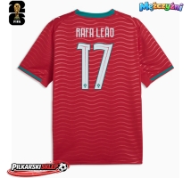 Portugalia Rafael Leao #17 Koszulka Podstawowa MŚ 2026 Krótki Rękaw