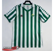 Real Betis 1982-1985 Koszulka Retro Podstawowa Krótki Rękaw