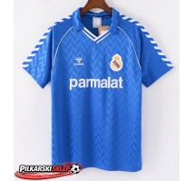 Real Madrid 1986-1987 Koszulka Retro Wyjazdowa Krótki Rękaw