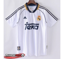 Real Madrid 1998-2000 Koszulka Retro Podstawowa Krótki Rękaw