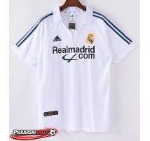 Real Madrid 2001-2002 Koszulka Retro Podstawowa Krótki Rękaw