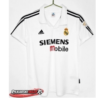 Real Madrid 2002-2003 Koszulka Retro Podstawowa Krótki Rękaw