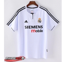 Real Madrid 2003-2004 Koszulka Retro Podstawowa Krótki Rękaw