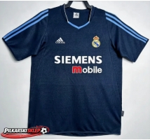 Real Madrid 2003-2004 Koszulka Retro Wyjazdowa Krótki Rękaw